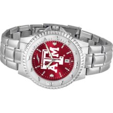 NCAA Texas A&M University Mens Stainless Watch COMPM-A-TAA - DEALER