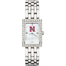 Nebraska Cornhuskers NCAA Womens Allure Stainless Steel Watch ...