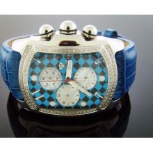 New Aqua Master Bubble Loop 1.25 Ct Diamond Watch Blue And Black Face