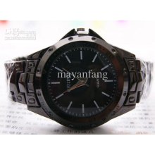 New Arrival 3pcs Stylish Men's Wrist Quartz Watch Watches With Black