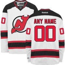 New Jersey Devil jersey : Reebok New Jersey Devils Custom Premier Away Jersey â€“ White