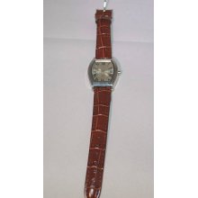 New Men's Quartz Watch Croco Band