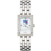 New York Rangers Women's Steel Band Allure Watch