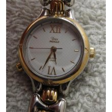 Nice Ladies Timex Indiglo 2- Tone Quartz Watch....must Lk ..very Cool . Clean