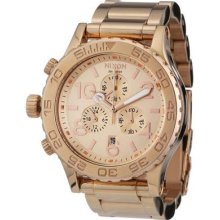 Nixon 42-20 Chronograph Rose Gold Womens Watch A037-897