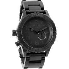 Nixon 42-20 Tide Watch - All Black/black Crystal