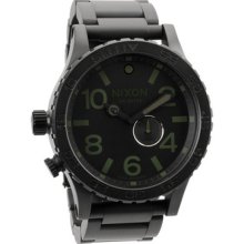 Nixon 51-30 Tide Matte Black Surplus A057 1042 In Box