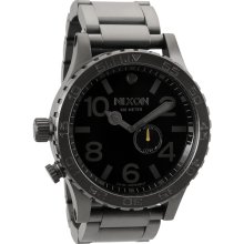 Nixon 51-30 Tide Watch (Colour: All Gunmetal/Black)