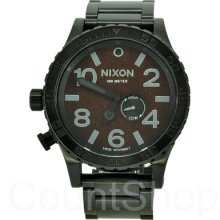 Nixon 51-30 Tide A057 Dark Wood/black | Metal Bracelet | 51.25mm | 300m |