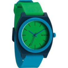 Nixon A119875 Nixon Time Teller P Watch Green-Blue-Navy