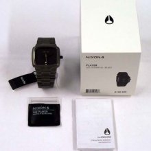 Nixon Authentic Watch Player Steel All Gunmetal Black A140 680