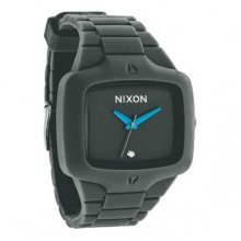 Nixon Drab The Rubber Player Watch - Grey