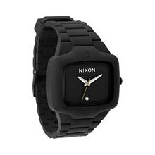 Nixon Rubber Player Watch in Black