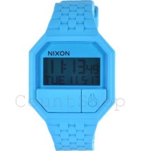 Nixon Rubber Re-run A169 Sky Blue | Alarm | Plastic Strap | 48mm | 100m |