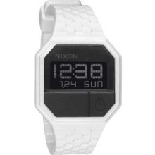 Nixon Rubber Re-Run Watch - White / Black