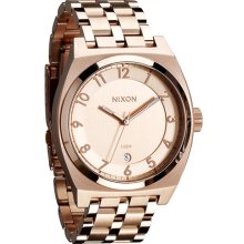 Nixon 'The Monopoly' Watch Rose Gold