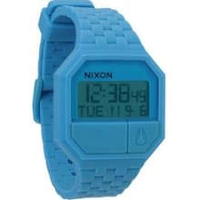 Nixon The Rubber Re-run A169-1917 Gents Blue Rubber Polycarbonate Case Watch