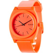 Nixon Time Teller P Watch Neon Orange, One Size