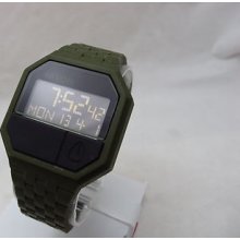 Nixon Watch The Rubber Re-run Black/green