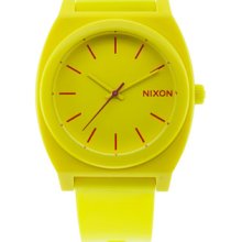 Nixon Watches Men's Teller Yellow Dial Resin Resin Yellow Dial A119-2