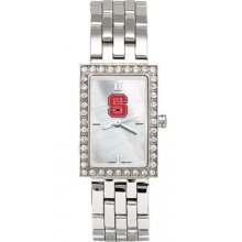 North Carolina State Wolfpack Starlette Stainless Steel Watch