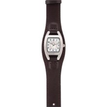 Nursing / EMT Unisex Brown Wide Band Watch with Military Time ...