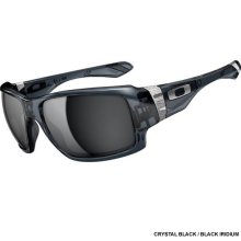 Oakley Big Taco Sunglasses - Crystal Black / Black Iridium Lens OO9173-02