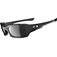 Oakley Five squared-Polarized - Polished Black/Black Iridium Polarized (12-967)