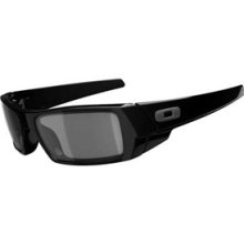 Oakley Gascan Polished Black Grey Sunglasses - Black Gloss regular