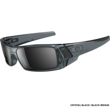 Oakley Gascan Sunglasses - Crystal Black/Black Iridium Lens 03-481