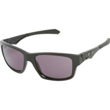 Oakley Jupiter Squared Sunglasses Polished Black/Warm Grey, One Size