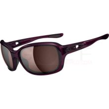 Oakley Urgency Women's Sunglasses OO9158 - Crystal Raspberry/OO Grey: Polarized: Regular