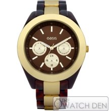 Oasis - Ladies Multi Dial 2-tone Bracelet Watch - B1187