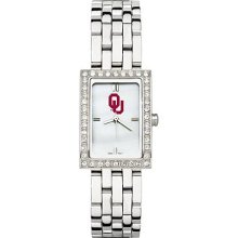 Oklahoma Sooners OU NCAA Womens Allure Stainless Steel Watch ...