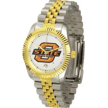 Oklahoma State Cowboys OSU Mens Steel Executive Watch