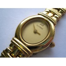 Olympic Yellow Plated Ladies Watch N.o.s. Running