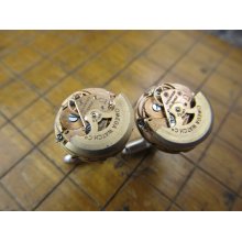 Omega Automatic 660 Watch Movement Cufflinks. Great for Fathers Day, Anniversary, Wedding or Just Because