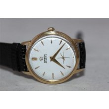 Omega Automatic Vintage Second Hand Subdial Gold Plated Men's Watch