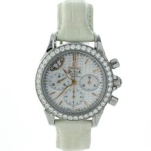 Omega De Ville Chrono 422.18.35.50.05.001 Diamond Pearl Automatic Ladies Watch