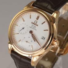 Omega De Ville Co-axial Automatic Immaculate 18ct Red Gold Gentelman's Watch