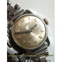 OMIKRON 17Jewels Rare cal. FHF 69-21 Swiss Ellegant Lady's Circa 1960's Wristwatch