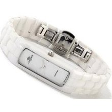 Oniss Ladies Mother Of Pearl Dial White Ceramic Watch On8045-l-white