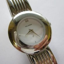 Palerma Polished Quartz Ladies Size Watch - Used But Great Shape