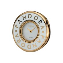 Pandora 18K Gold Embrace Watch - White Face - 812043LS