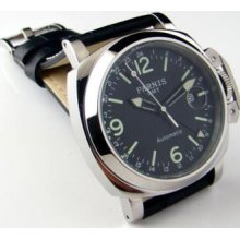 Parnis 44mm Gmt I Black Dial Automatic Watch P002