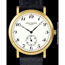 Patek Philippe Calatrava 5022 J 18k Gold Porcelain Dial