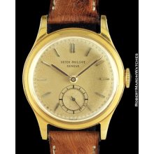 Patek Philippe Vintage Calatrava Ref 2451 18k Gold 1952