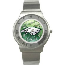 Philadelphia Eagles Unisex Ultra Slim Stainless Steel Watch 06