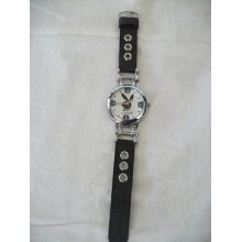 Playboy Bunny Vintage Black Quartz Watch