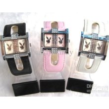 Playboy Diamond Watch Play Boy Wrist Watch Women Ladies Girl Lovely